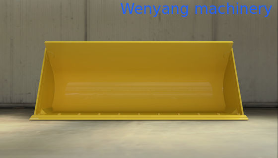 Porcelana Suministro de fábrica de cuchara reforzada para cargadora Komatsu WA420, cuchara para carbón, cuchara estándar proveedor