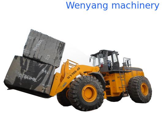 Suministro de gran capacidad máquina de minas de terreno áspero 40T carga de montacargas de bloque con motor de 247KW proveedor