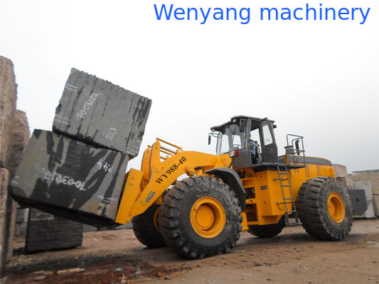 Suministro de gran capacidad máquina de minas de terreno áspero 40T carga de montacargas de bloque con motor de 247KW proveedor