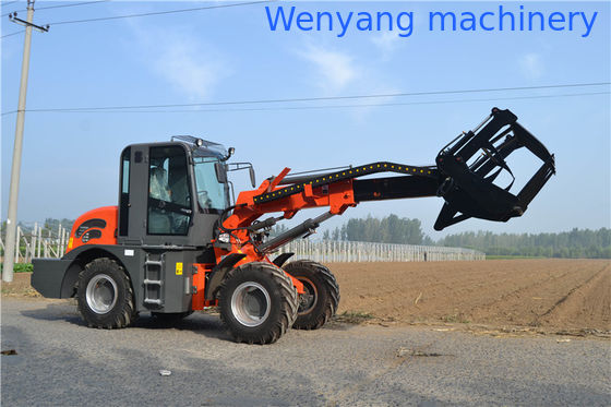 Cargador de ruedas telescópico de 2 toneladas de 0,8 m3 con altura de elevación máxima de 5100 mm proveedor