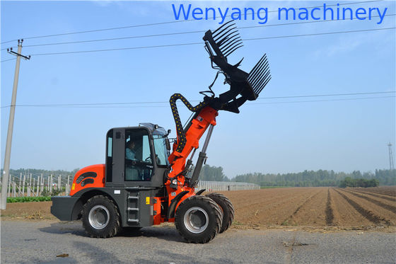 Cargador de ruedas telescópico de 2 toneladas de 0,8 m3 con altura de elevación máxima de 5100 mm proveedor