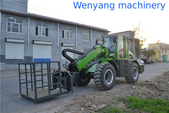 Cargadora de ruedas con pluma telescópica y cuchara de 1,5 m3, 3 toneladas, con altura máxima de elevación de 6050 mm proveedor