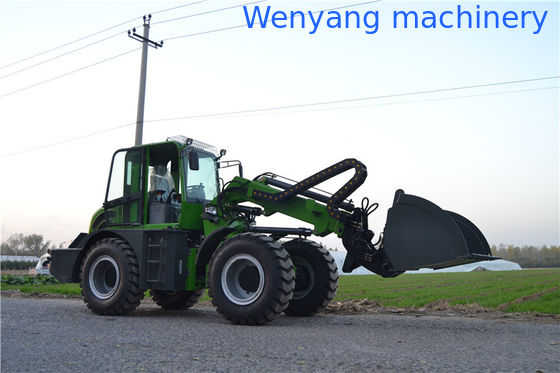 Cargadora de ruedas con pluma telescópica y cuchara de 1,5 m3, 3 toneladas, con altura máxima de elevación de 6050 mm proveedor