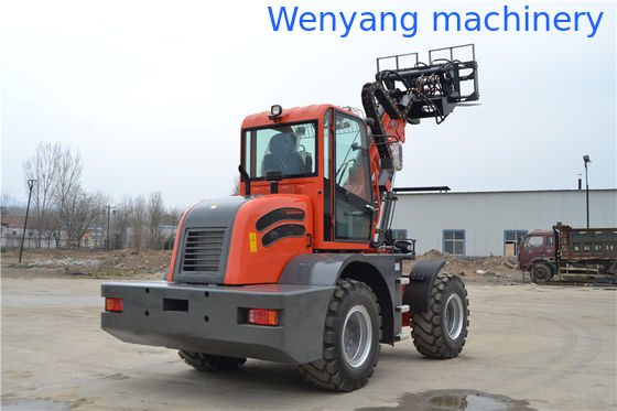Cargador telescópico de maquinaria agrícola China WY2500 con horquilla para palés proveedor