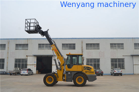 WY3000  Carretilla elevadora telescópica con altura de elevación de 5,4 m con plataforma de trabajo proveedor