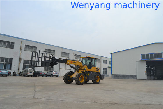 WY3000  Carretilla elevadora telescópica con altura de elevación de 5,4 m con plataforma de trabajo proveedor