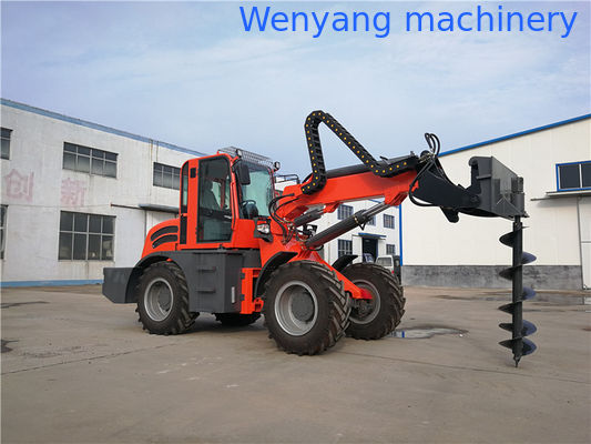 WY2500 maquinaria de construcción 4WD cargadora telescópica con barrena proveedor