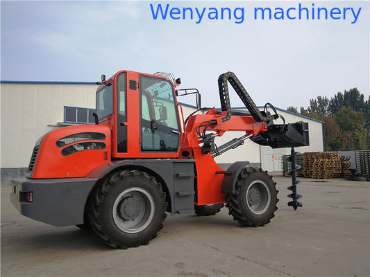 WY2500 maquinaria de construcción 4WD cargadora telescópica con barrena proveedor