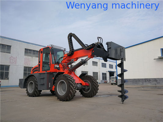 2Maquinaria agrícola de 5 toneladas cargador telescópico de 4 ruedas con auge de tierra proveedor