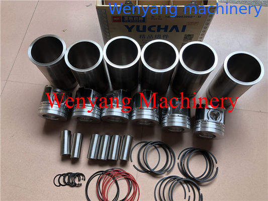 Piezas de repuesto originales del motor China Yuchai YC6B125-T20 kits de reparación (camisa de cilindro, pistón, bulón de pistón, aros de pistón) proveedor