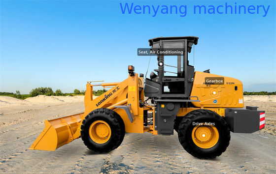 Lonking CDM932N 1.5TON 0.8m3 cargador de ruedas con motor YUNNEI YN38GB1 proveedor