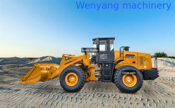 Cargador de ruedas Lonking CDM856 5TON con transmisión ZF Weichai WP10G220E341 proveedor